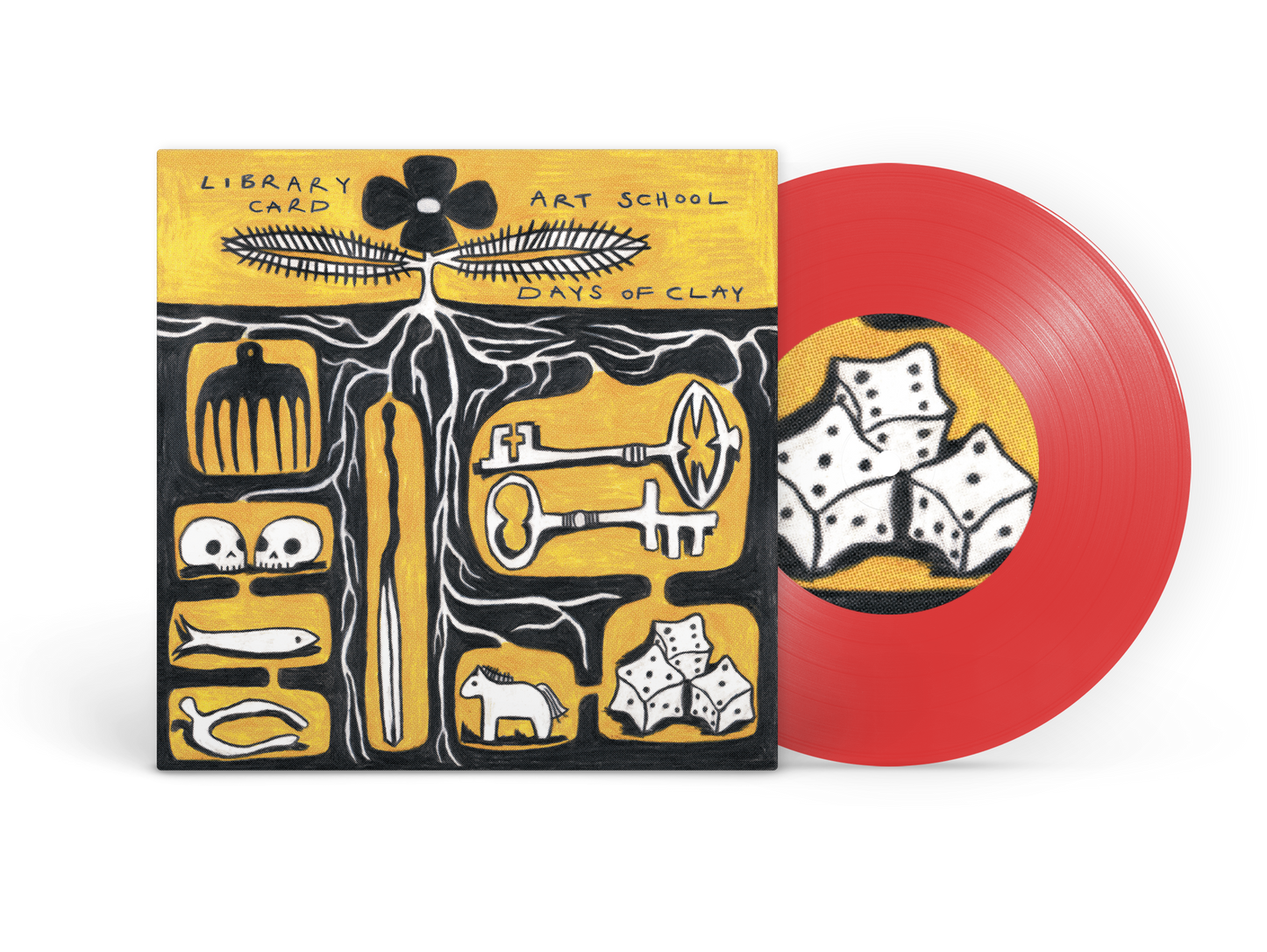Library Card – Art School / Days of Clay (7" vinyl)